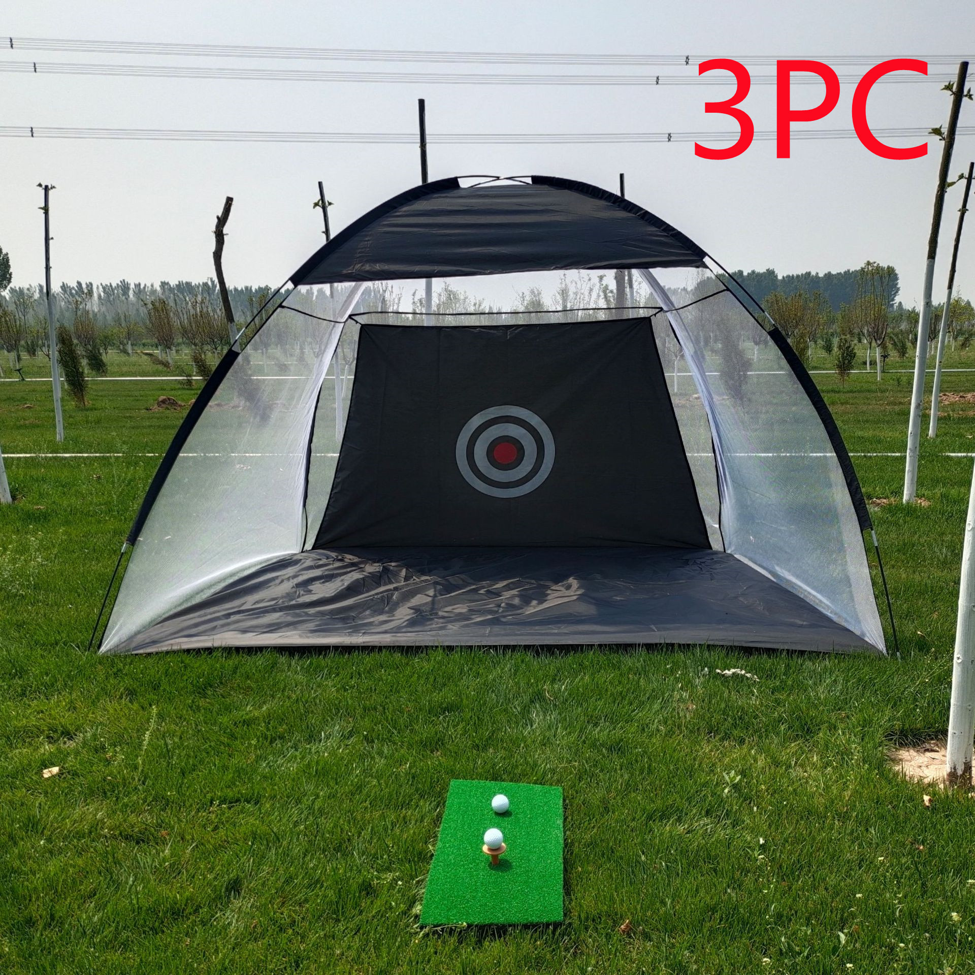 Golf Practice Net Tent Golf Hitting Cage Garden Grassland Practice Tent Golf Training Equipment Mesh Outdoor - Image 3