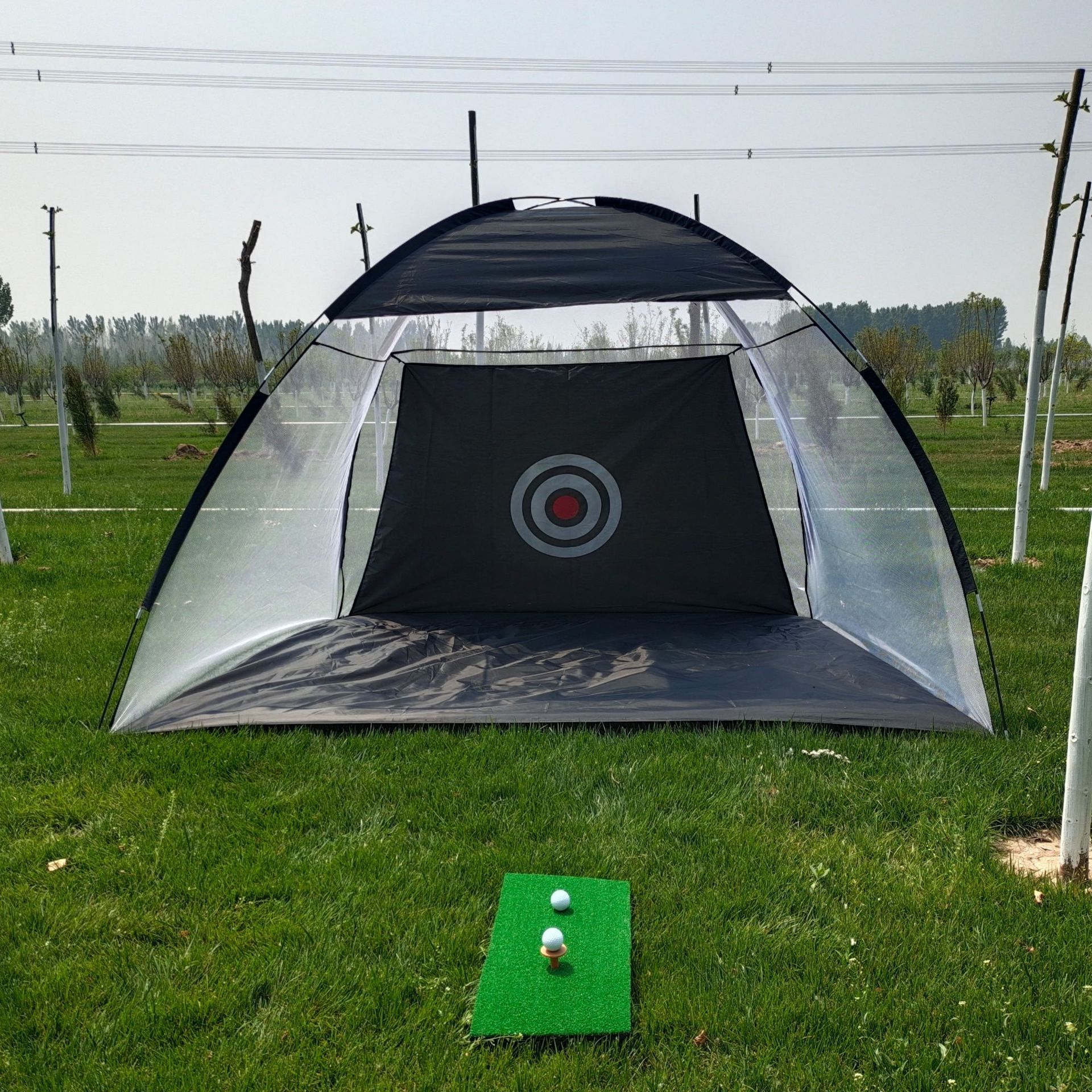 Golf Practice Net Tent Golf Hitting Cage Garden Grassland Practice Tent Golf Training Equipment Mesh Outdoor - Image 9